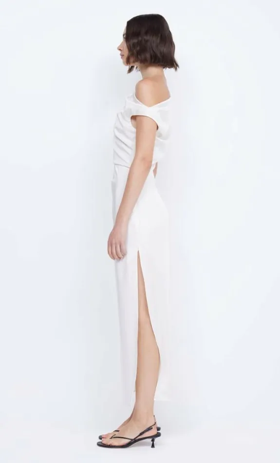 Dresses Bec Bridge Rochelle Asym Midi Dress Cream