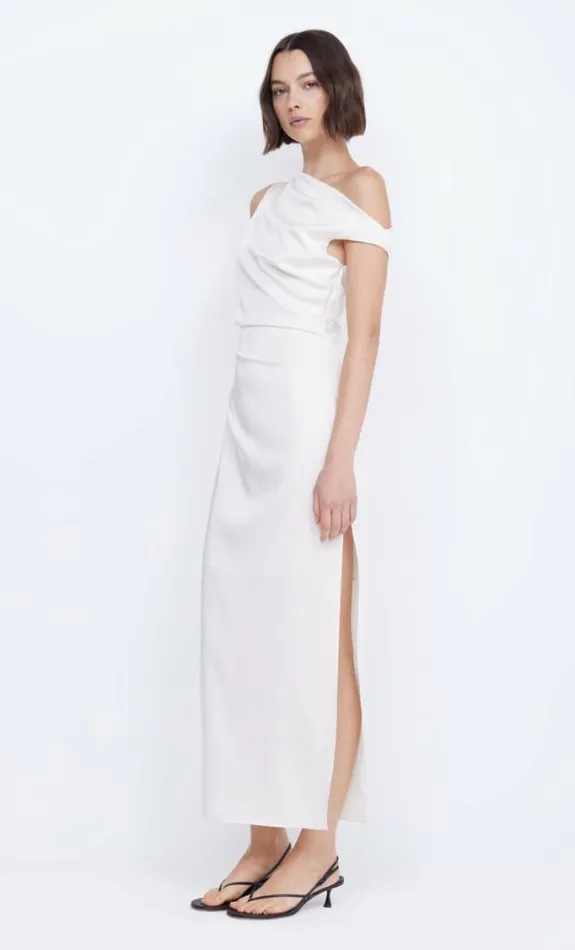 Dresses Bec Bridge Rochelle Asym Midi Dress Cream