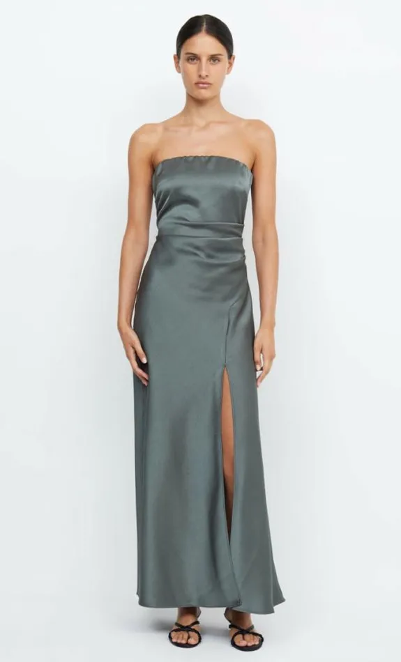 Dresses Bec Bridge The Dreamer Strapless Dress Dark Willow