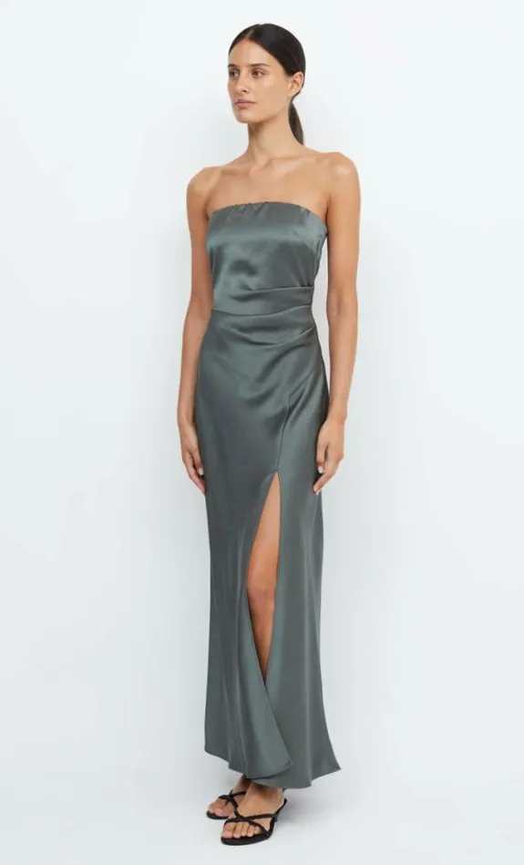 Dresses Bec Bridge The Dreamer Strapless Dress Dark Willow