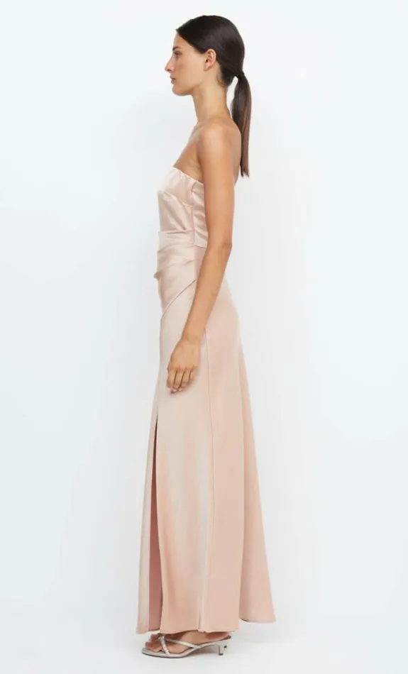 Dresses Bec Bridge The Dreamer Strapless Dress Rose Gold