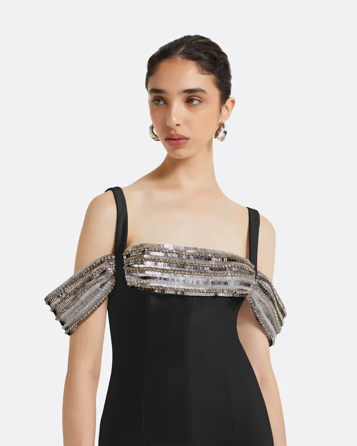 Dresses Dilek Black Long Dress Black Safiyaa Women