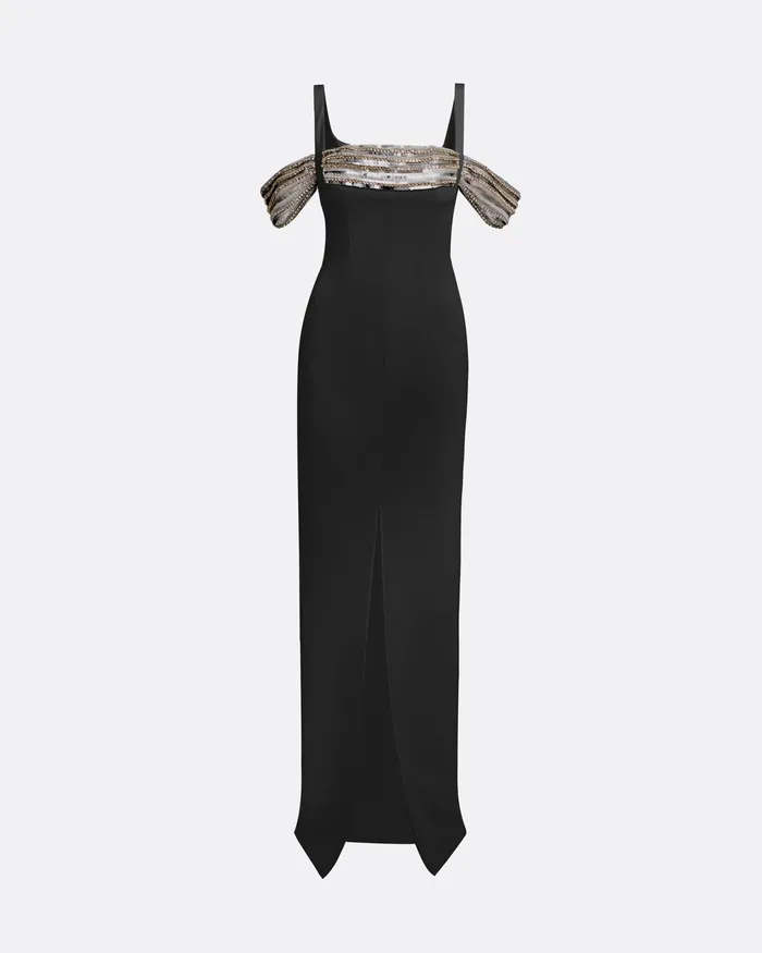 Dresses Dilek Black Long Dress Black Safiyaa Women