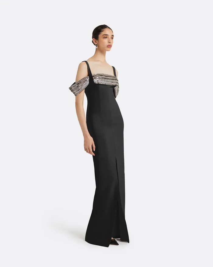 Dresses Dilek Black Long Dress Black Safiyaa Women