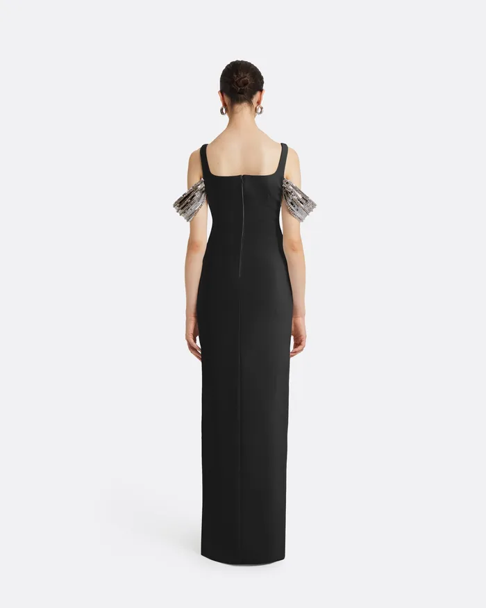 Dresses Dilek Black Long Dress Black Safiyaa Women