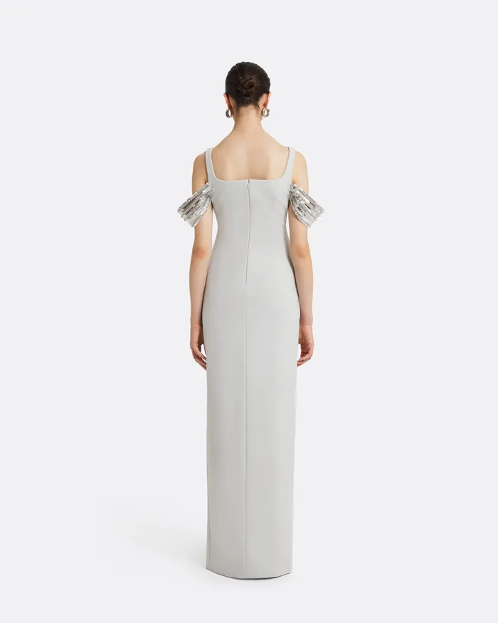 Dresses Dilek Stone Grey Long Dress Stone Grey Safiyaa Women