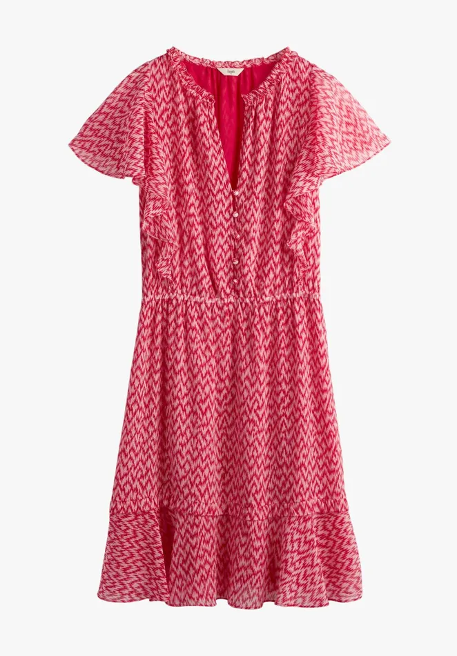 Dresses Women Hush Fifi Mini Dress Zig Zag Pink Red