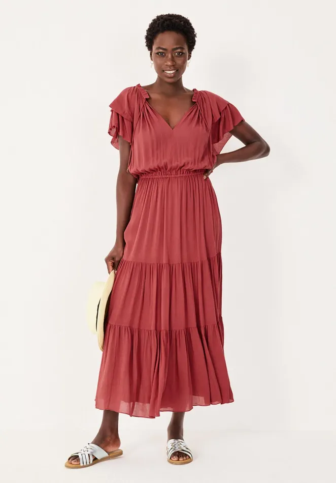 Dresses Women Hush Wren Tiered Maxi Dress Arizona Rose