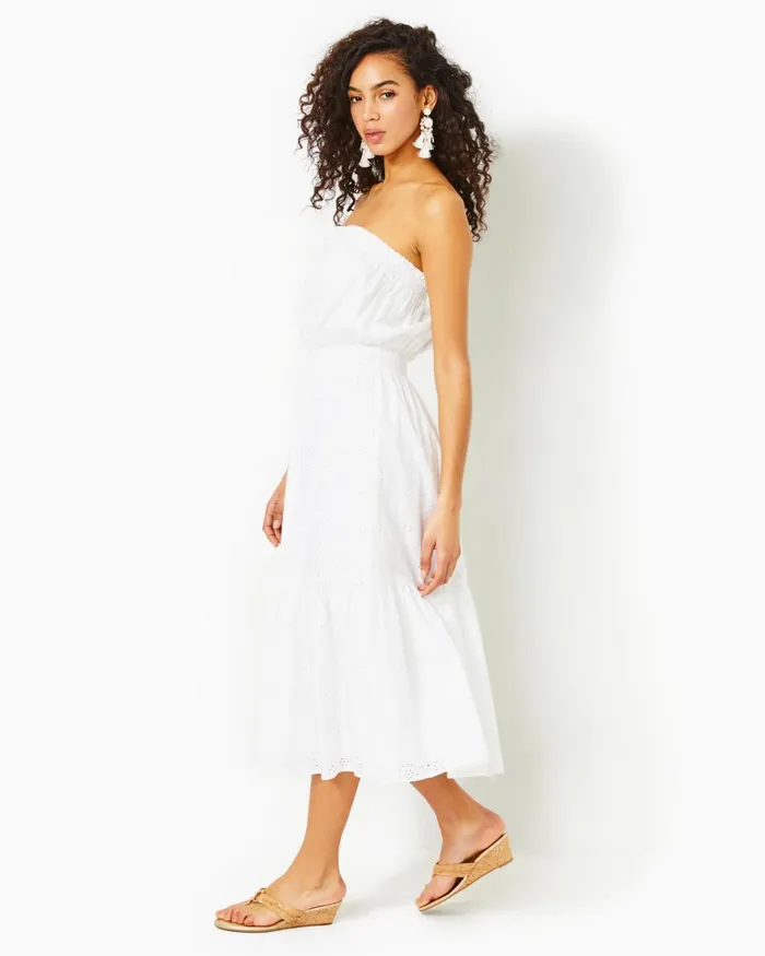 Dresses Women Lilly Pulitzer Deacon 34 Sleeve VNeck Cotton Maxi Dress Aegean Navy Beach Path Dresses Women Lilly Pulitzer Deacon 34 Sleeve VNeck Cotton Maxi Dress Aegean Navy Beach Path