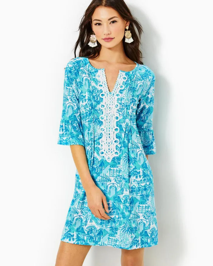 Dresses Women Lilly Pulitzer Hollie Tunic Dress Soleil Pink Good Hare Day Dresses Women Lilly Pulitzer Hollie Tunic Dress Soleil Pink Good Hare Day