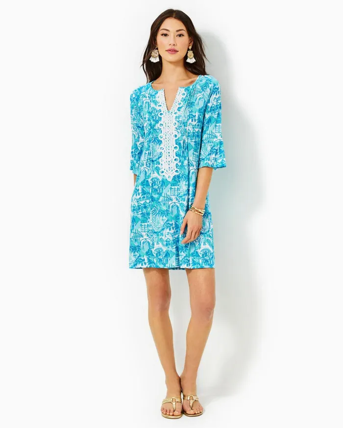 Dresses Women Lilly Pulitzer Hollie Tunic Dress Soleil Pink Good Hare Day Dresses Women Lilly Pulitzer Hollie Tunic Dress Soleil Pink Good Hare Day