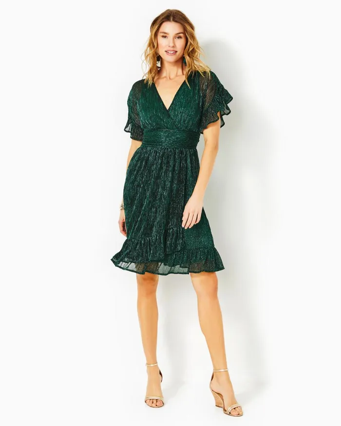 Dresses Women Lilly Pulitzer Kasslyn Dress Low Tide Navy Gold Puff Floral Brocade Dresses Women Lilly Pulitzer Kasslyn Dress Low Tide Navy Gold Puff Floral Brocade