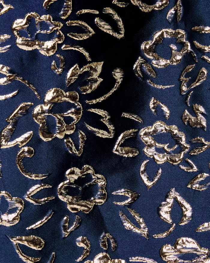 Dresses Women Lilly Pulitzer Kasslyn Dress Low Tide Navy Gold Puff Floral Brocade Dresses Women Lilly Pulitzer Kasslyn Dress Low Tide Navy Gold Puff Floral Brocade