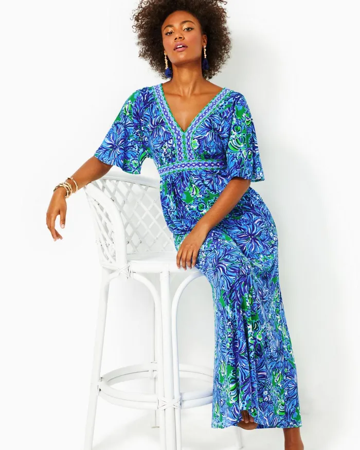 Dresses Women Lilly Pulitzer Kasslyn Dress Low Tide Navy Gold Puff Floral Brocade Dresses Women Lilly Pulitzer Kasslyn Dress Low Tide Navy Gold Puff Floral Brocade