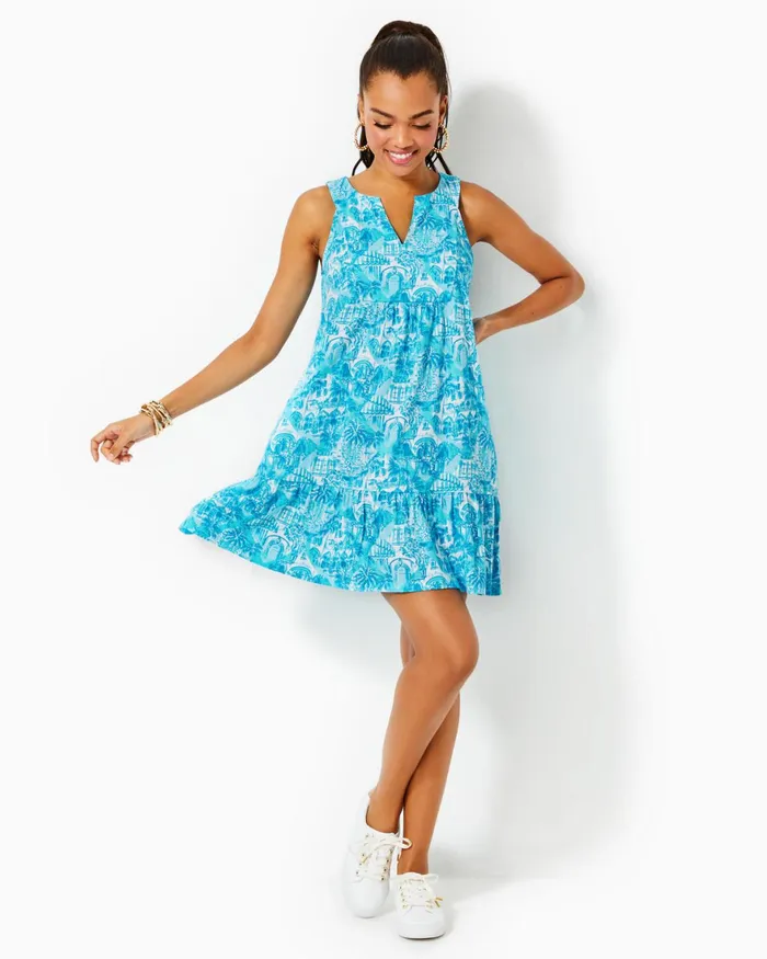 Dresses Women Lilly Pulitzer Trina Dress Surf Blue Soleil It On Me Dresses Women Lilly Pulitzer Trina Dress Surf Blue Soleil It On Me