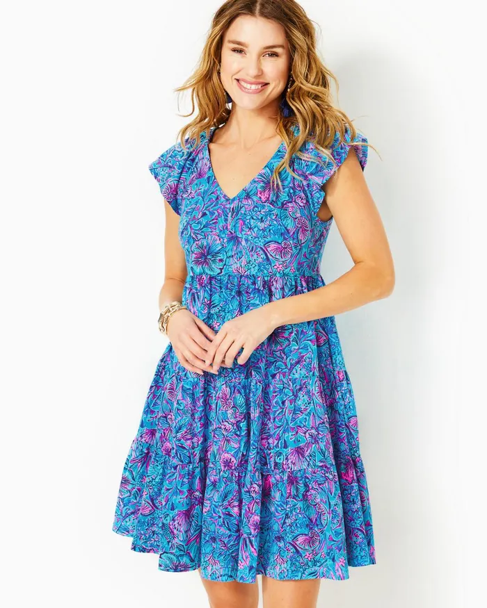 Dresses Women Lilly Pulitzer Trina Dress Surf Blue Soleil It On Me Dresses Women Lilly Pulitzer Trina Dress Surf Blue Soleil It On Me