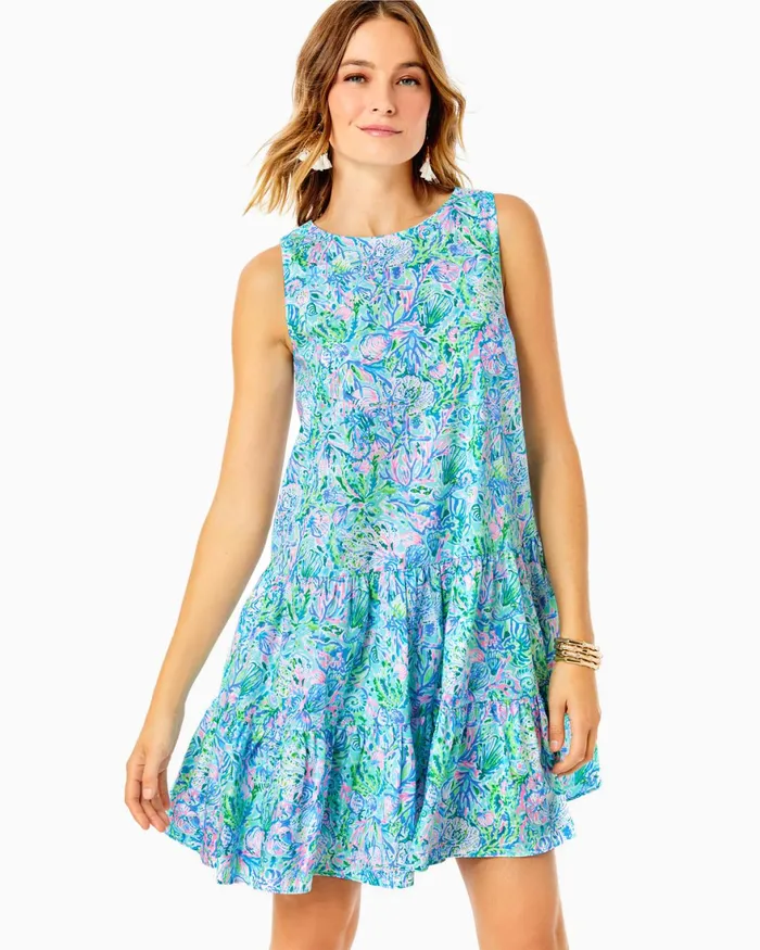 Dresses Women Lilly Pulitzer Trina Dress Surf Blue Soleil It On Me Dresses Women Lilly Pulitzer Trina Dress Surf Blue Soleil It On Me