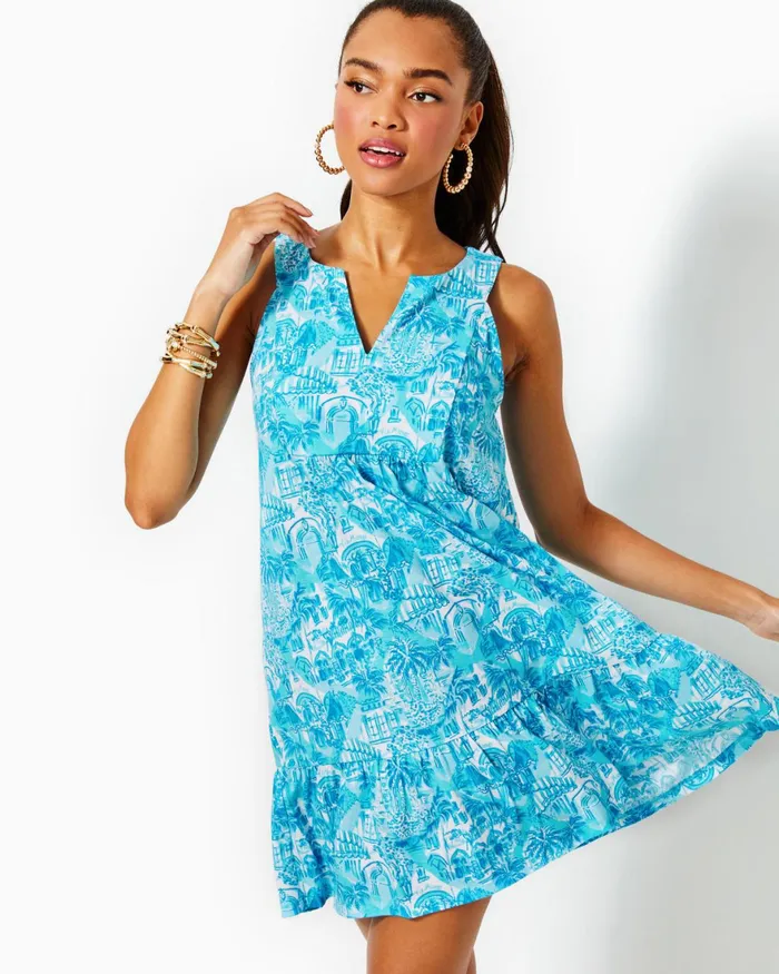 Dresses Women Lilly Pulitzer Trina Dress Surf Blue Soleil It On Me Dresses Women Lilly Pulitzer Trina Dress Surf Blue Soleil It On Me