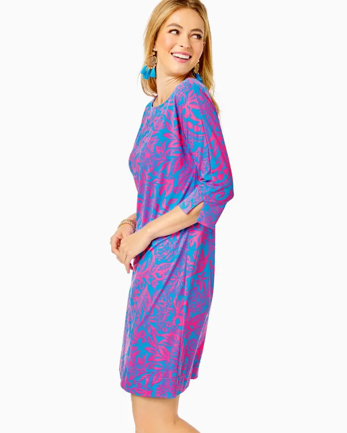 Dresses Women Lilly Pulitzer UPF 50 ChillyLilly Braedyn Dress Aura Pink Leaf An Impression Dresses Women Lilly Pulitzer UPF 50 ChillyLilly Braedyn Dress Aura Pink Leaf An Impression