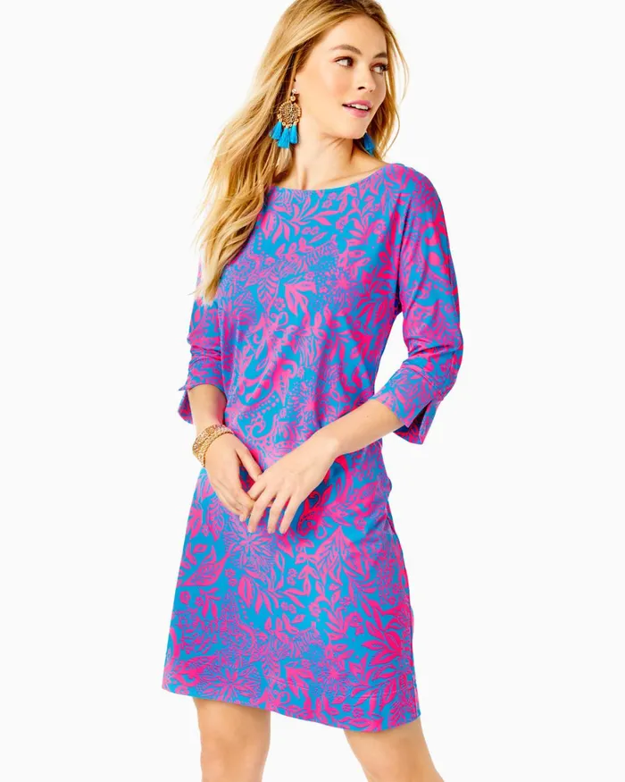 Dresses Women Lilly Pulitzer UPF 50 ChillyLilly Braedyn Dress Aura Pink Leaf An Impression Dresses Women Lilly Pulitzer UPF 50 ChillyLilly Braedyn Dress Aura Pink Leaf An Impression