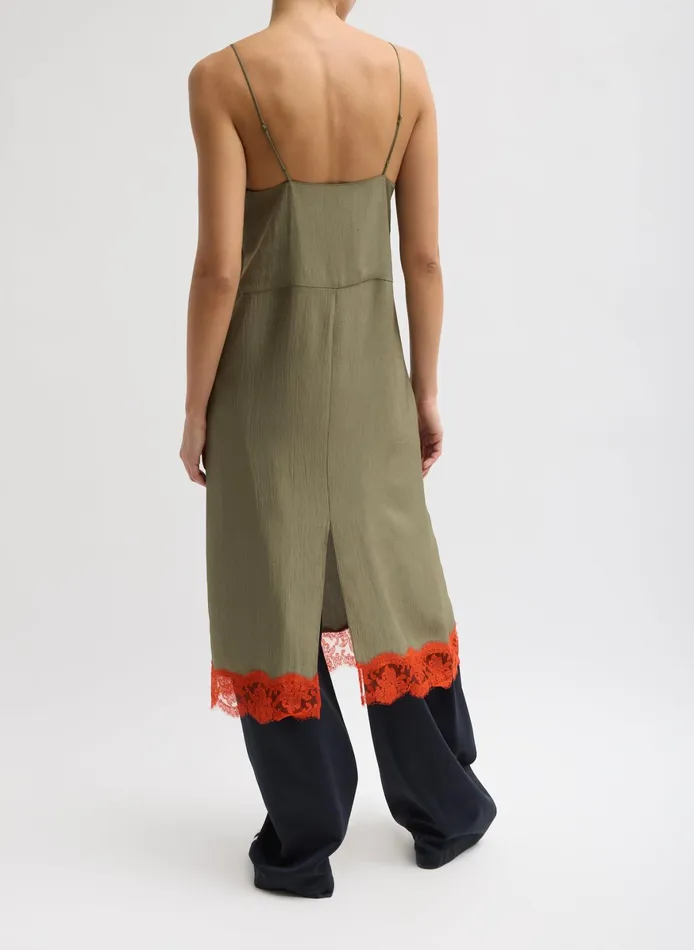 Dresses Women Tibi Lace Applique Slip Dress