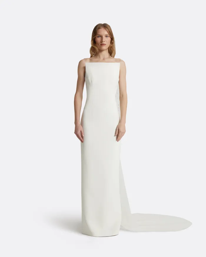 Dresses Zuhal Ivory Long Dress Ivory 8211 Safiyaa Women