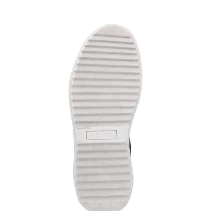 Dulah LaceUp Platform Sneakers Black Women Nine West Flats Dulah LaceUp Platform Sneakers Black Women Nine West Flats