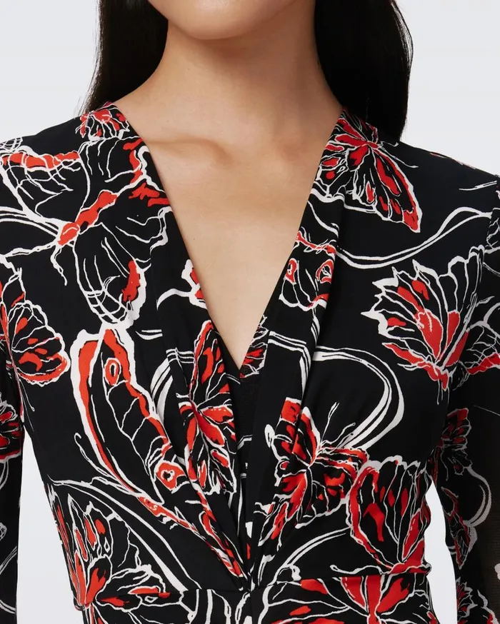 DVF Dresses Women Hades Dress Tiny Flutterfly