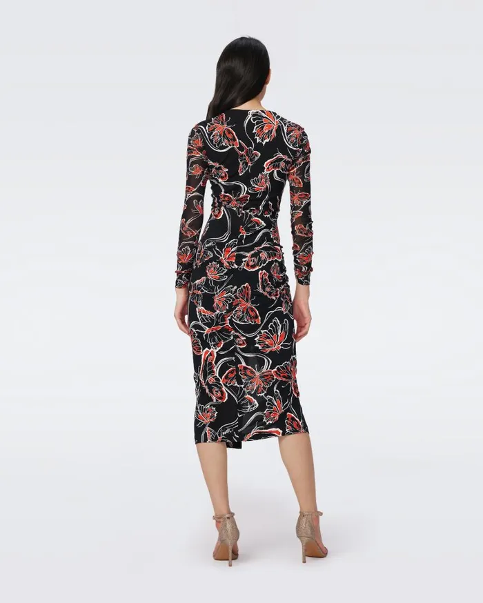 DVF Dresses Women Hades Dress Tiny Flutterfly