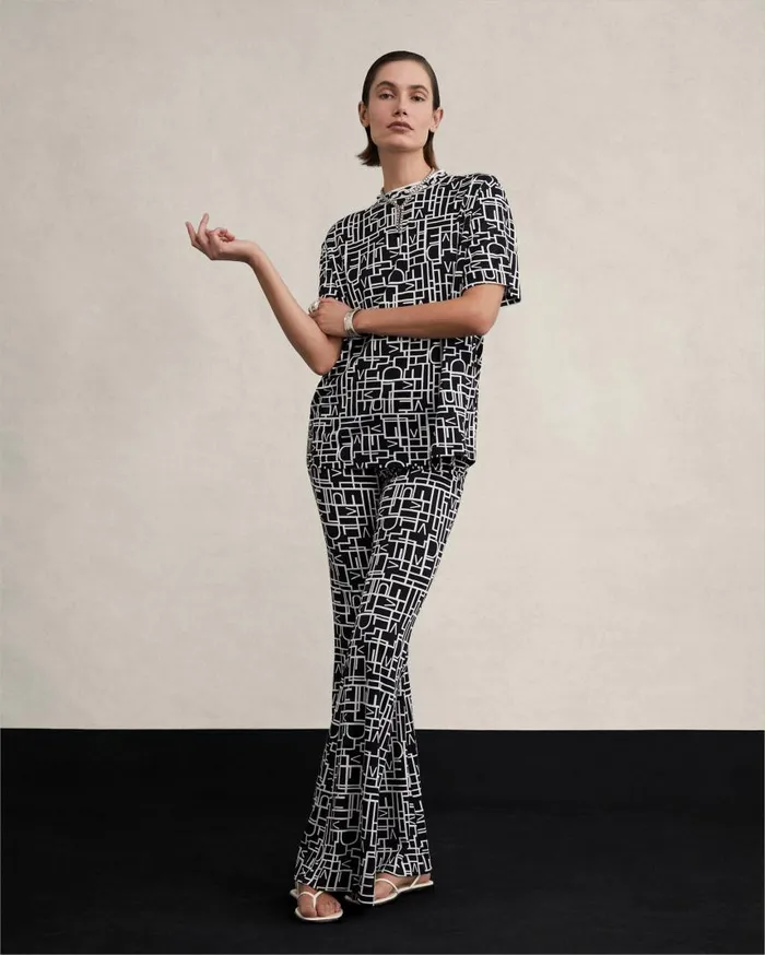 DVF Pants and Shorts Women Brooklyn Pants Logo Love Black