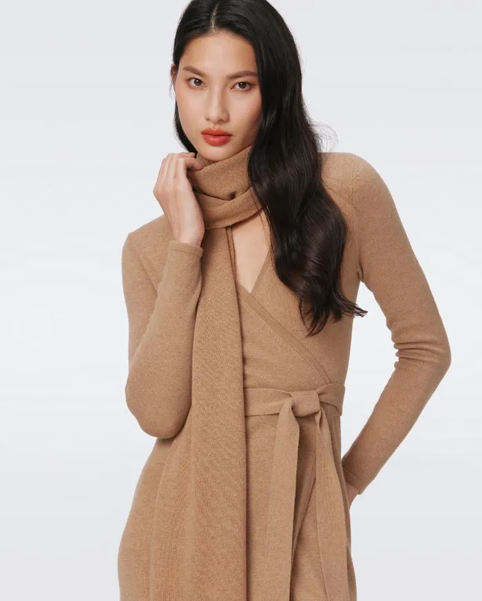 DVF Sweaters and Knits Women Cleo WoolCashmere Scarf Camel DVF Sweaters and Knits Women Cleo WoolCashmere Scarf Camel