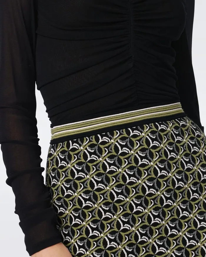 DVF Tops Women Julie Mesh Top Black