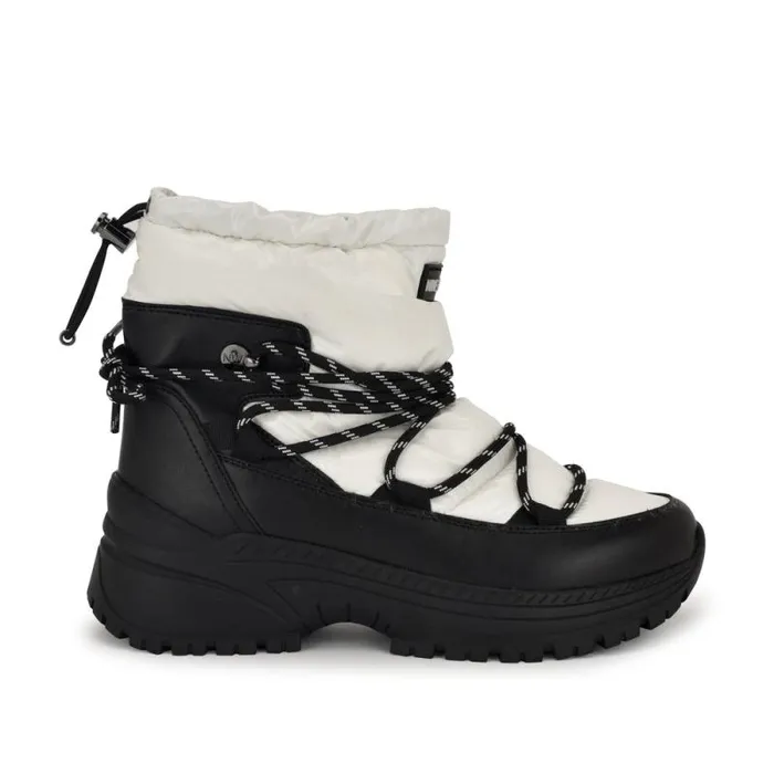 Dyme Lug Sole Casual Booties Whiteblack Women Nine West Boots and Booties