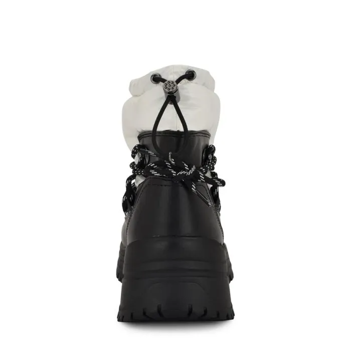 Dyme Lug Sole Casual Booties Whiteblack Women Nine West Boots and Booties Dyme Lug Sole Casual Booties Whiteblack Women Nine West Boots and Booties