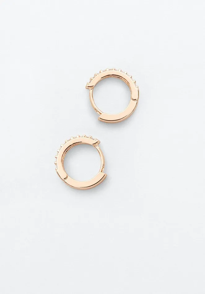 Earrings Women Hush Carmen Huggie Hoops Gold