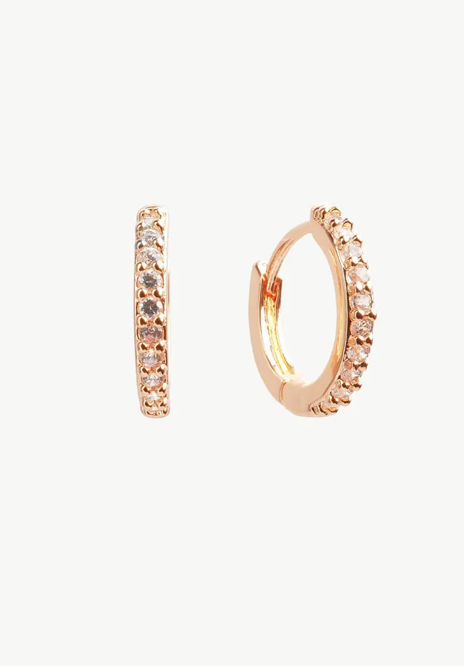 Earrings Women Hush Carmen Huggie Hoops Gold