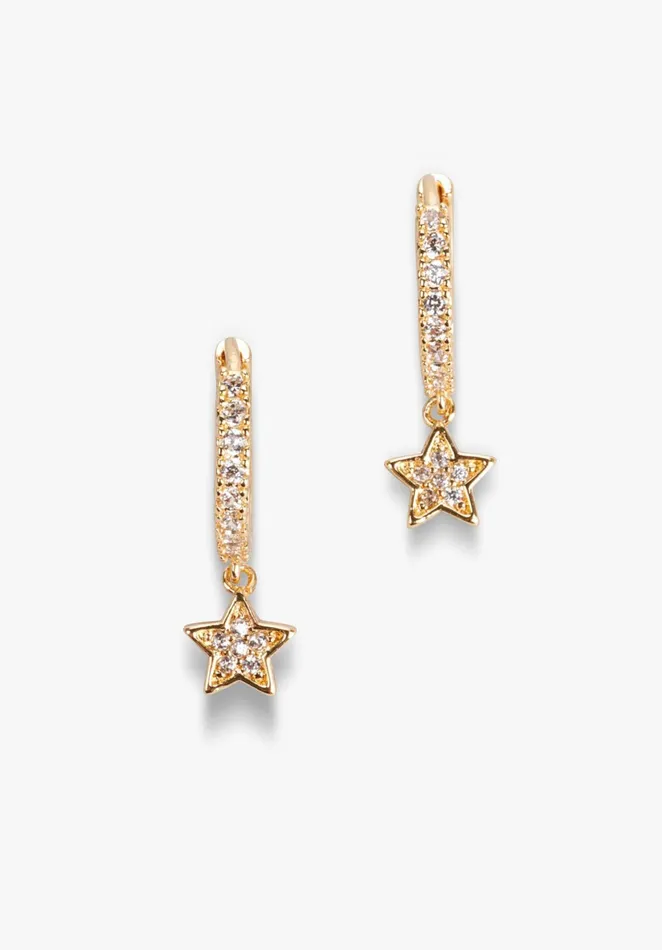 Earrings Women Hush Leticia Huggie Hoops Gold