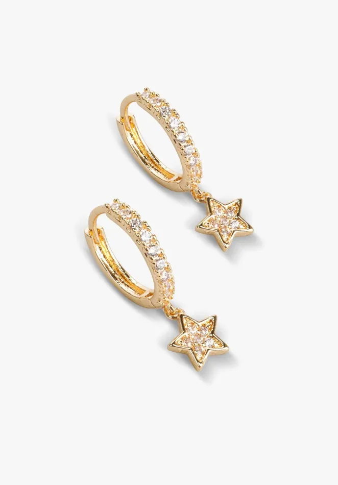 Earrings Women Hush Leticia Huggie Hoops Gold