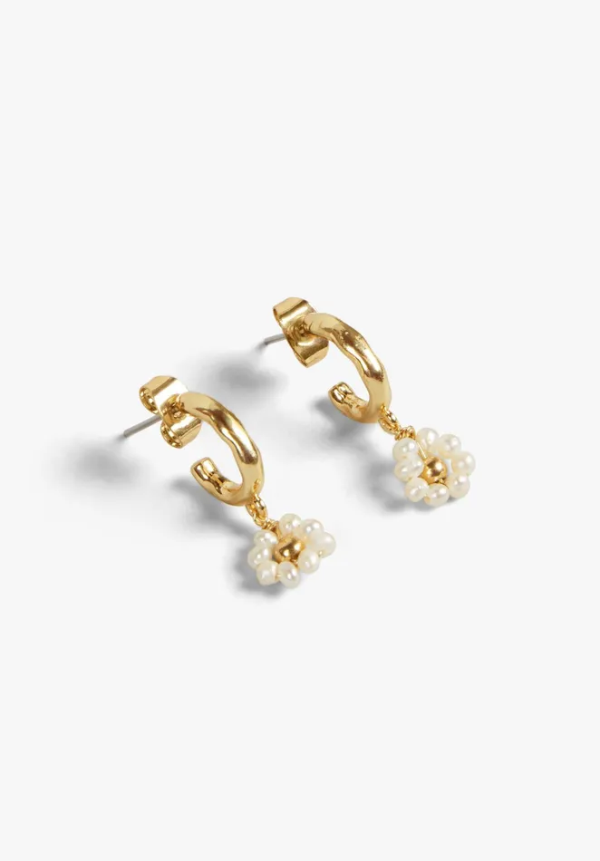 Earrings Women Hush Oriana Pearl Earrings Gold