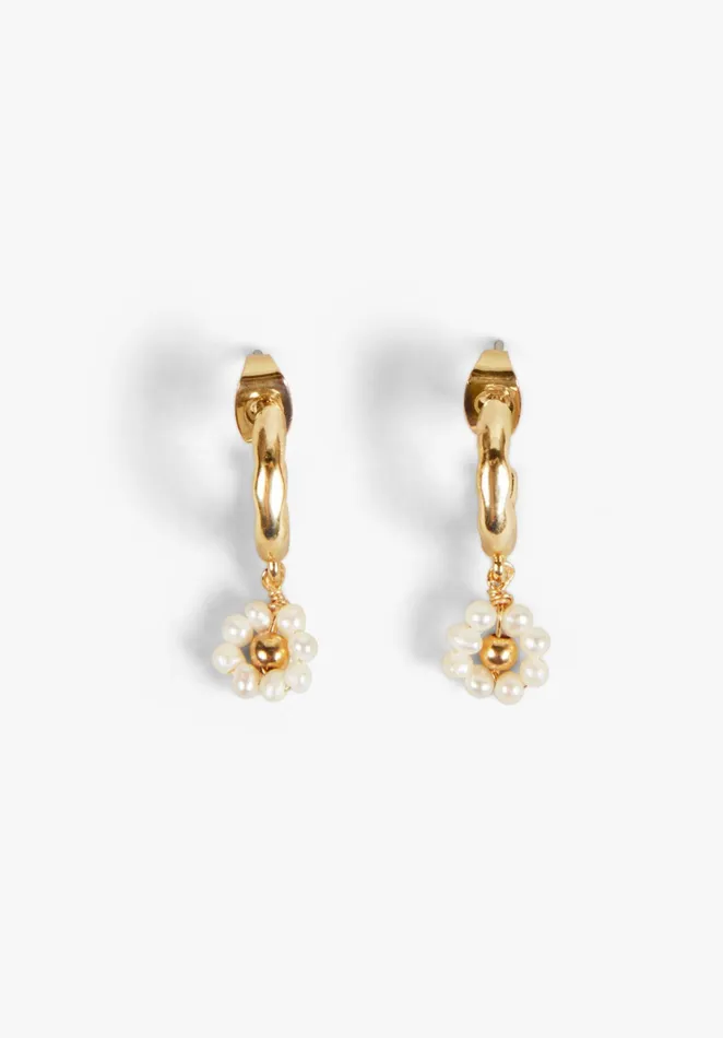Earrings Women Hush Oriana Pearl Earrings Gold