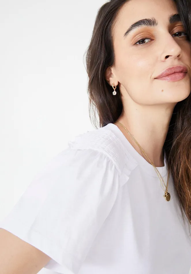 Earrings Women Hush Oriana Pearl Earrings Gold