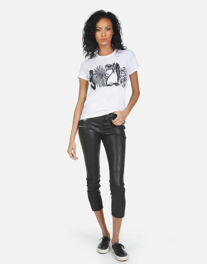 Edda 90210 White Women Lauren Moshi Short Sleeve