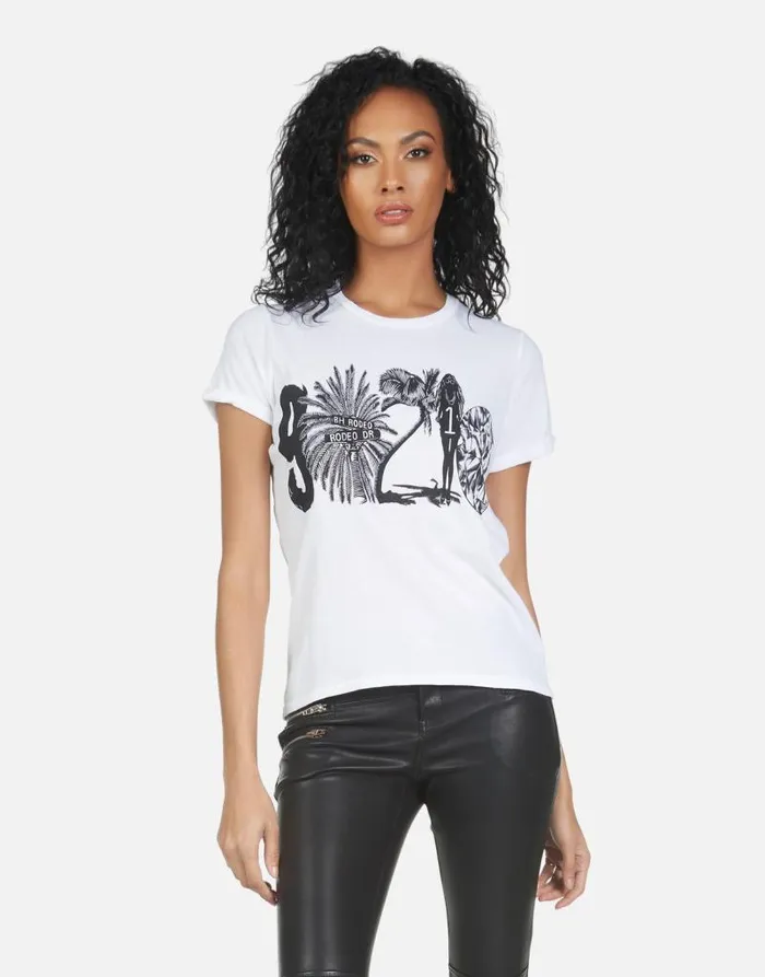 Edda 90210 White Women Lauren Moshi Short Sleeve
