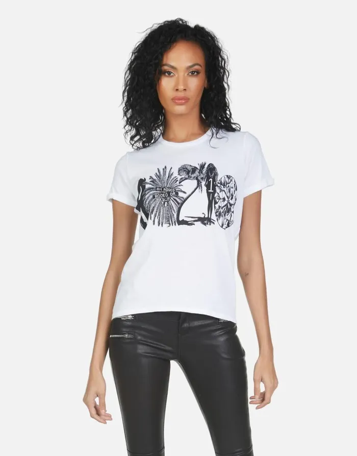 Edda 90210 White Women Lauren Moshi Short Sleeve