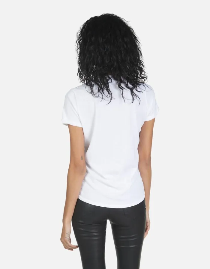 Edda 90210 White Women Lauren Moshi Short Sleeve