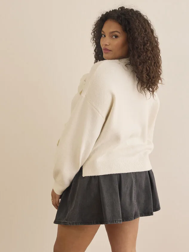 Emerie Bow Sweater Cream Women Altar039d State Sweaters Cardigans Emerie Bow Sweater Cream Women Altar039d State Sweaters Cardigans