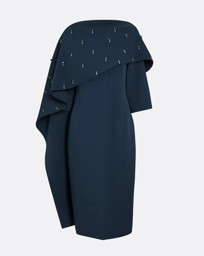 Essie Ink Blue Coat Ink Blue Women Jackets and Coats Safiyaa