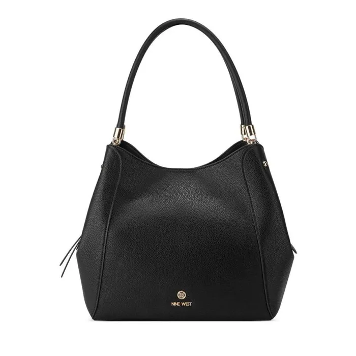 Etta Jet Set Carryall Black Women Nine West Satchels and Shoulder Bags