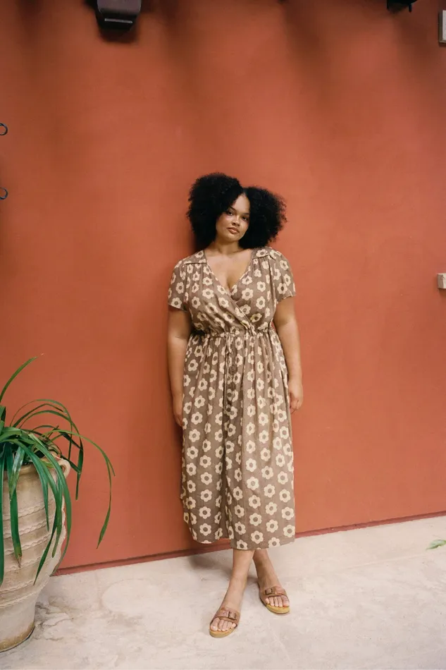 Extended Sizing Christy Dawn Women The Dawn Dress Extended Mocha Daisy Extended Sizing Christy Dawn Women The Dawn Dress Extended Mocha Daisy