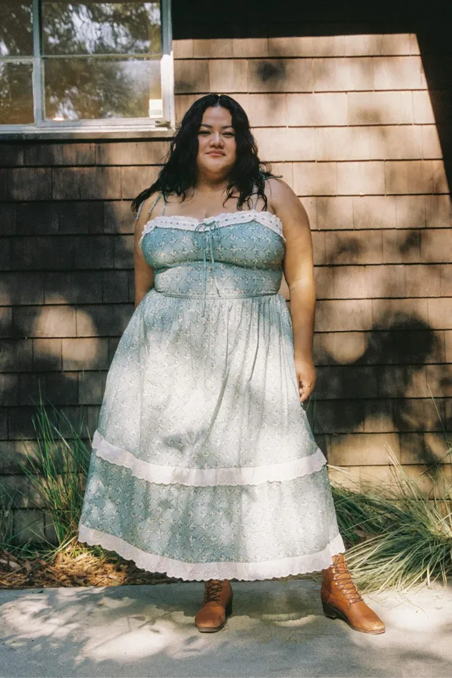 Extended Sizing The Emma Dress Extended Teal Trellis 8211 Christy Dawn Women